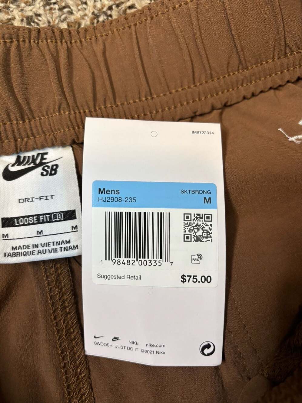 Nike SB Dri-FIT Loose Fit Cargo Shorts Size M - Picture 4 of 8